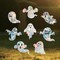 8 Pcs - Little Ghosts Window Clings, Window Decals,Spooky Halloween Suncatcher Stickers
